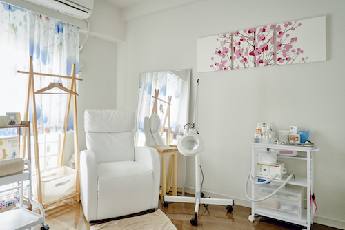 アロマが香るフットバス